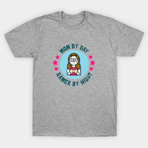 Mom By Day Gamer By Night T-Shirt by Software Testing Life